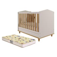 Berço Americano Mini Cama Mimo com Colchão Supreme - Permóbili Baby