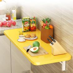 Mesa dobrável montada na parede, mesa dobrável para baixo, mesa dobrável para lavanderia, mesa flutuante de madeira para parede, mesa dobrável para computador, montagem na parede, mesas de p