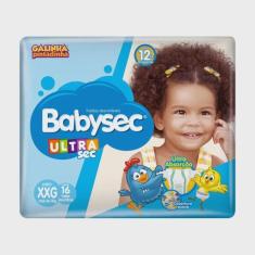 FRALDA BABYSEC GALINHA PINTADINHA JUMBO XXG / 16 un
