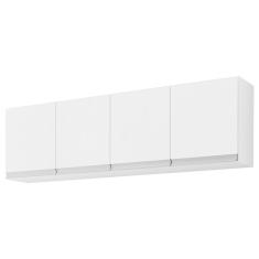 Armário de Cozinha Aéreo Andréia 150cm 4 Portas Branco - Abmaza
