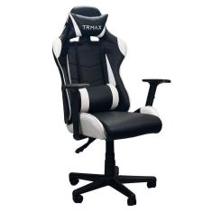 Cadeira Gamer Couro Giratória Tr-Max - Branca