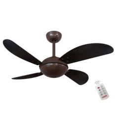 Ventilador Volare Fly Off Tabaco 127V e Controle Remoto - Casa H, 110V