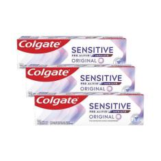 Kit C/ 3 Cremes Dentais Colgate Sensitive Pro-Alívio 110g