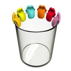 Marcadores De Copos E Taças Línguas Stones - 6 Unidades