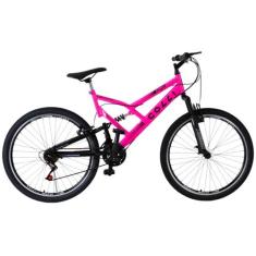 Bicicleta Aro 26 Colli GPS Freio V-Brake  - de Aço Carbono 21 Marchas 
