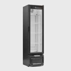 Refrigerador Expositor Vertical Frost Free 228L Profissional Gelopar 127V 204W Preto