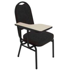 Cadeira Universitária Para Auditório Linha Hotel Preto