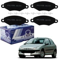 Jogo Pastilha Freio Dianteira Peugeot 206 1.0 1.4 1.6 8v 16v - SYL, PA