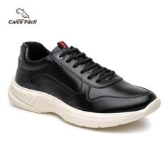 Tênis Sapatênis Casual Sneaker Masculino Bertelli Preto, 39, Preto, Ma