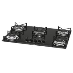 Cooktop a Gás 5 Bocas Fischer Mesa de Vidro - 1642-6985