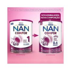 Formula Infantil NAN Comfor 1 Nestle 800g  Para Lactentes - Nestlé, 80