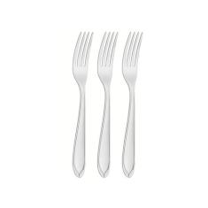 Conjunto Garfos para Sobremesa Tramontina em Aço Inox 3 Pçs