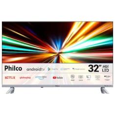 Smart TV LED 32" HD Philco PTV32G23AGSSBLH Android TV, Google Assistente, Dolby Audio, Chromecast Integrado, Processador Quad-core