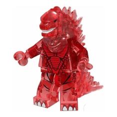 Boneco Blocos De Montar Drop Blood Red Godzilla Minifigure