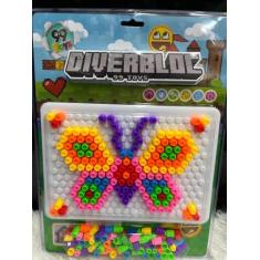 Brinquedo Educativo de Montar Diverbloc Coloridos Vários Temas Mini Bl