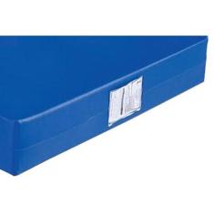 Colchão Solteiro Espuma D28 Hospitalar Impermeável Napa Azul (88x178x12) - Ortobom