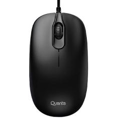 Mouse Optico Quanta Qtmo10 Usb 1.200 Dpi - Preto