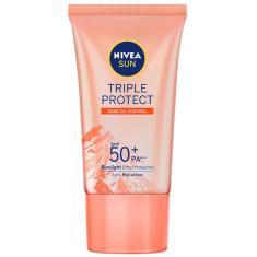 Protetor Solar Facial Nívea Sun Triple Protect Antiacne FPS50 40ml-Unissex