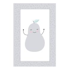 Quadro Placa Decorativa Infantil Pera - D'Rossi