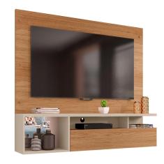 Painel Bancada Para TV Até 55 Polegadas Black Marrom Caemmun