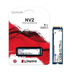 SSD 1TB Kingston NV2, M.2 2280, NVMe PCIe 4.0 x4, Leitura 3500MB/s, Gravação 2100MB/s - SNV2S/1000G