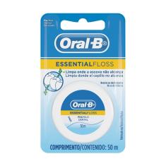 Fio Dental Oral-B Essential Floss Encerado com 50 metros 50 Metros