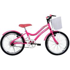 Bicicleta Infantil Feminina Athor Mist Aro 20 Com Cestinha