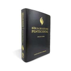 Bíblia De Estudo Pentecostal Grande Luxo Preta (Edição Global)