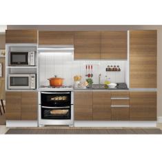 Cozinha Completa Madesa 100% Mdf Acordes 2 Gavetas 11 Portas