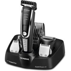 Aparador De Pelos Mondial Bg-05 Supergroom 11 Em 1 Masculino, Preto, B
