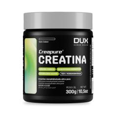 Creatina Monohidratada 100% Creapure Sem Sabor Pote 300g - Suplementação Academia, Ganho Muscular Hipertrofia, Força Energia Resistência, Suplementos Naturais - DUX HUMAN HEALTH