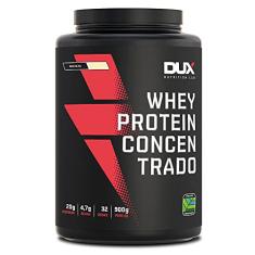 Whey Protein Concentrado Morango Pote 900g – Contribui para o Ganho Muscular Hipertrofia – Dux Human Health