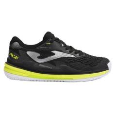 Tênis Joma Ace Clay Preto e Prata Masculino-Masculino