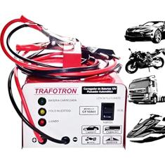 Carregador Bateria 12v 10ah Carro Moto Flutuante Cf10
