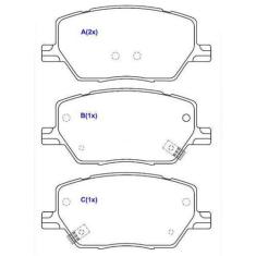 Pastilha Freio Syl Diant. Fiat Toro Jeep Compass E Renegade, Dianteiro