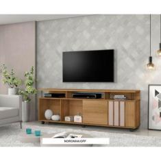 Rack Atraente para TVs até 75 Polegadas Candian JCM Movelaria, Noronha