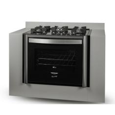 Fogão De Embutir Fischer 5 Queimadores TC Gran Cheff Gás Com Dourador 220V