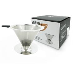 Filtro De Café Coador Aço Inox Reutilizável Ecológico