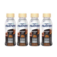 Kit 4 Nutren Protein Chocolate Suplemento Alimentar 260ml