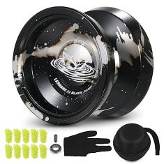 HUIOP Bola de ioiô de alumínio para presente de ioiô competitivo com luva e caixa de armazenamento,bola de ioiô