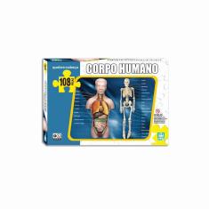 Quebra-cabeça Corpo Humano Para Crianças 108 Peças Nig