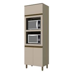 Armário Paneleiro Torre Quente 2 Fornos Évelin Duna Cristal - Henn