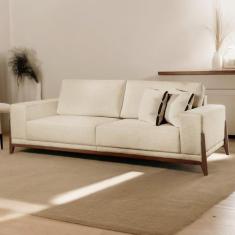 Sofá Fixo Magnus 3 Lugares Luxo 2,10m - Castellar Móbile