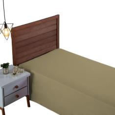 Lençol Cama Box Solteiro 01 Peça Percal 300 Fios Liso SEM ELÁSTICO 100