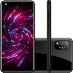 Smartphone Positivo Twist 4 64GB Dual Chip Android 10 Tela 5.5" Quad-Core 1,3 GHz 3G 8MP -  Black Piano