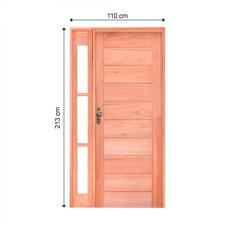 Kit Porta Pe 30 213cm X 110cm X 12cm Vitrô Madeira Esel Natural