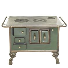 Fogão A Lenha Barroco Venâncio Sem Tampa 03 Verde 3bdvd