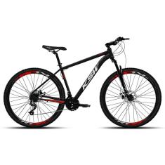 Bicicleta MTB Aro 29 KSW XLT100 27 Marchas Freios Mecânicos-Unissex