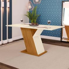 Mesa de Jantar com Tampo em MDF 160cm Stel Casa 812