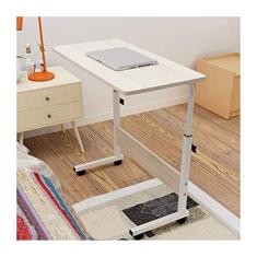 SilteD Mesa de cabeceira móvel Mesa de colo móvel, mesa de cabeceira para dias, para sofá-cama, mesa de leitura e alimentação hospitalar com rodas sobre a cama